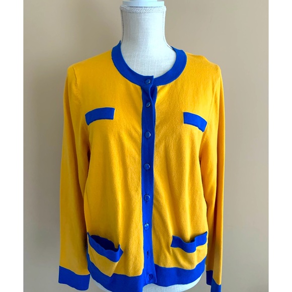 Charter Club Sweaters - Women’s Color Block Cardigan Sweater